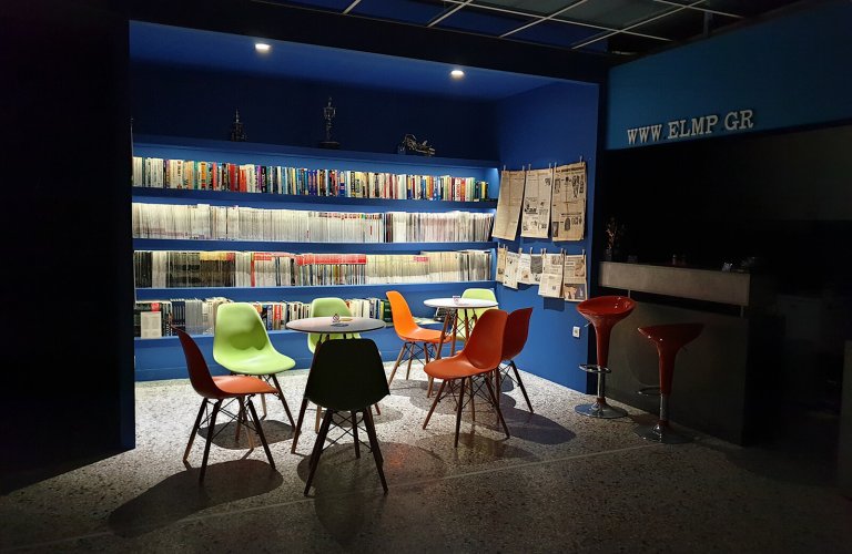 The museum's library has over 1500 books and magazines, many of which are in English. | Courtesy: Hellenic IT Museum