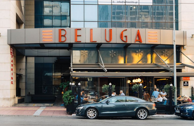 Beluga bar in Piraeus.