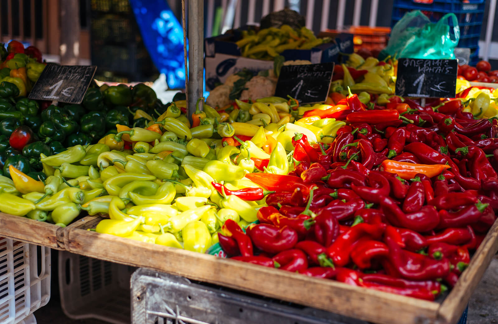Feast your eyes and taste buds on the produce at one of the city's farmer's markets.  | Photo: Thomas Gravanis 