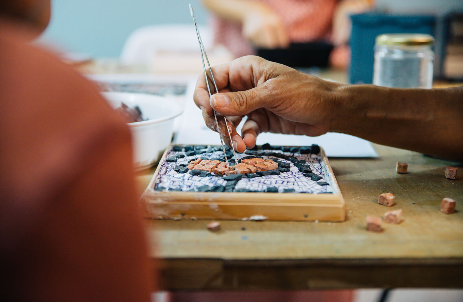 Try your hand at the ancient art of mosaic making.  | Photo: Thomas Gravanis 