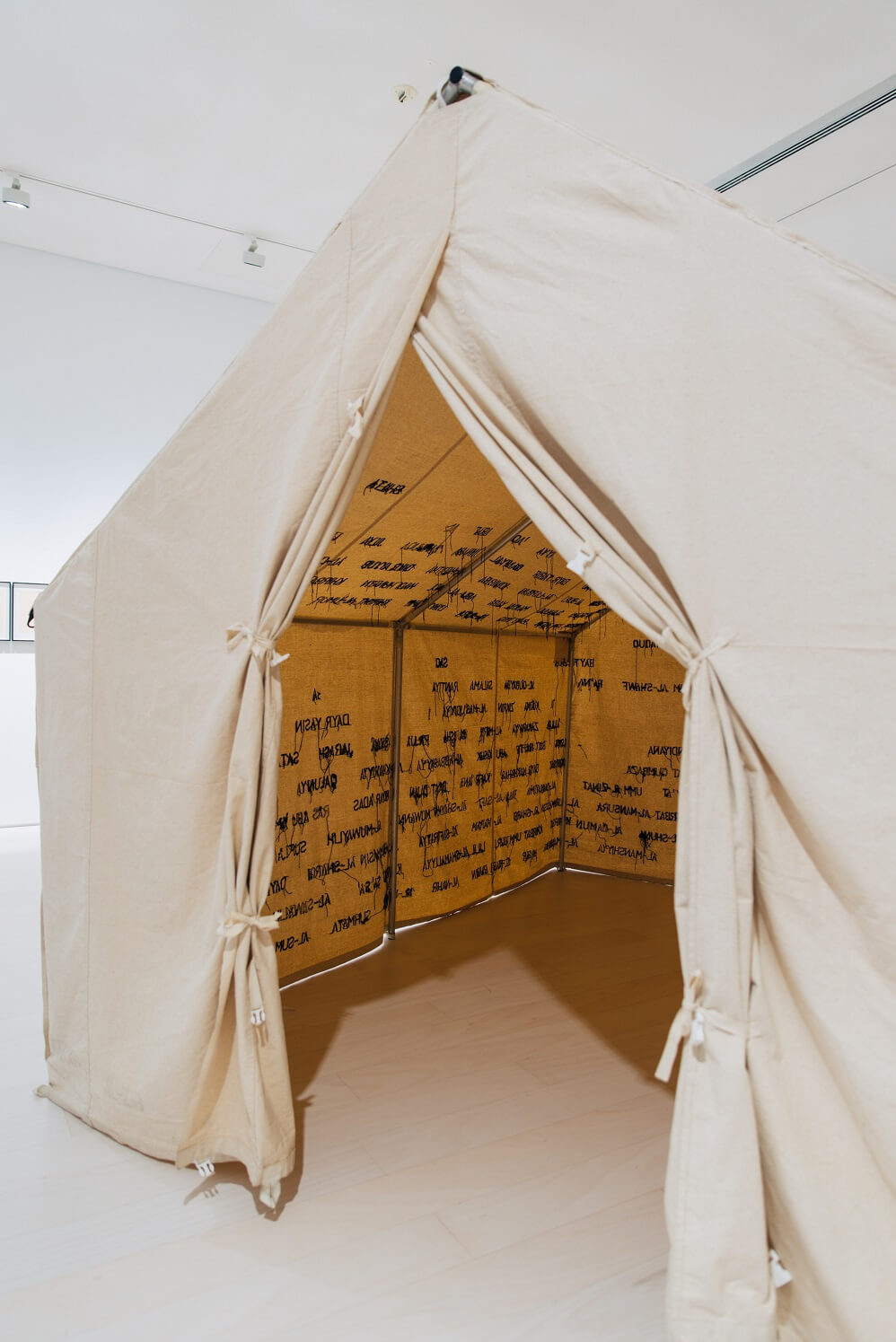 Tent by Emily Jacir. Collection of the National Museum of Contemporary Art Athens. | Photo: Thomas Gravanis 