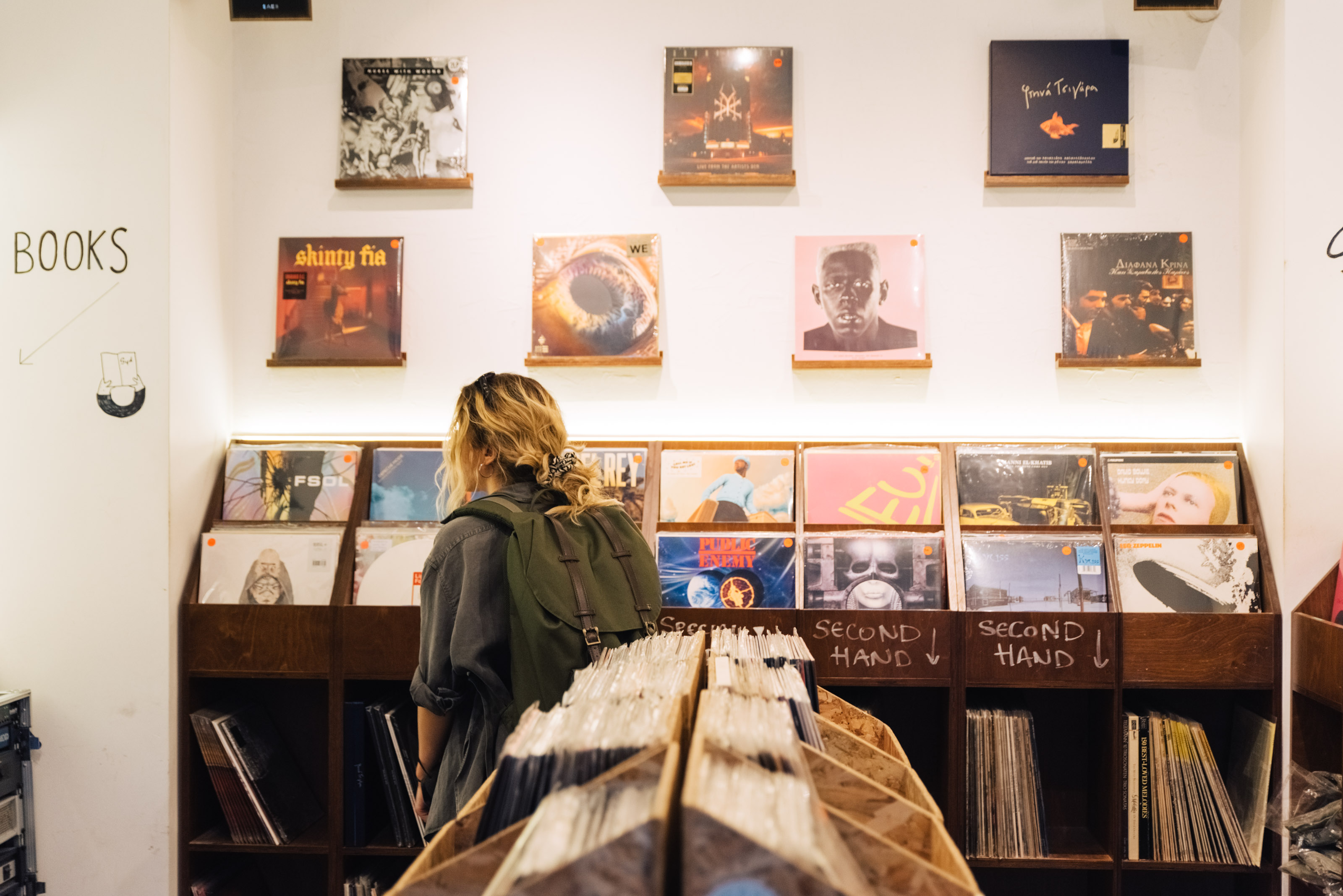 Never leave a record store without checking out its second-hand collection. | Photo: Thomas Gravanis 