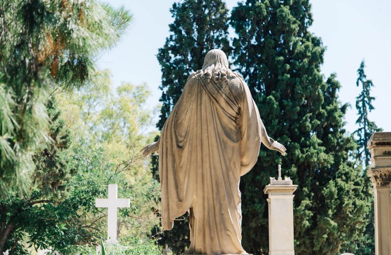 first cemetery grave