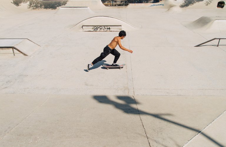 Skater at Galatsi Skate Park, Athens