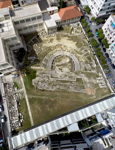 The ancient theatre of Zea (2nd century BC). | Courtesy: Archaeological Museum of Piraeus.