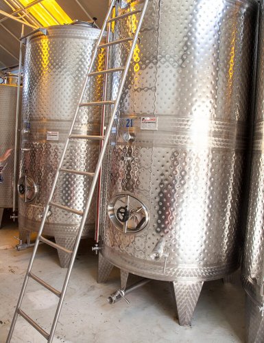 distillery tanks at Ktima Kokotou