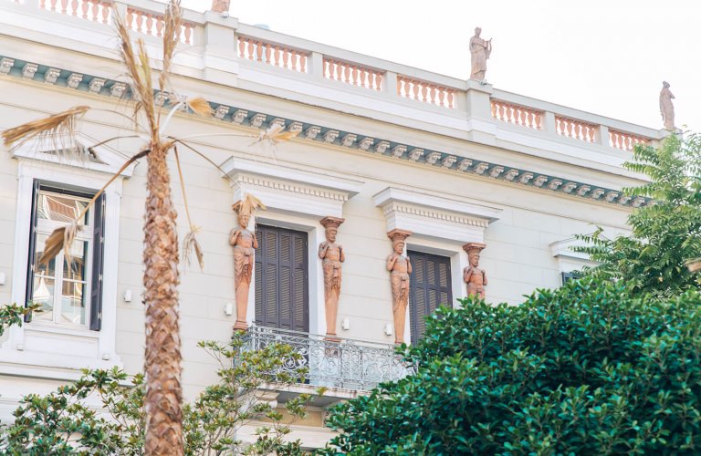 A building in Piraeus Athens. 