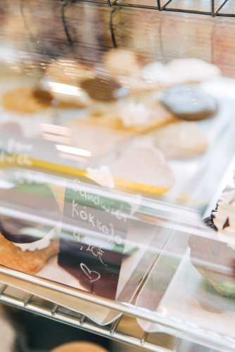 pet sweets and treats in a window display