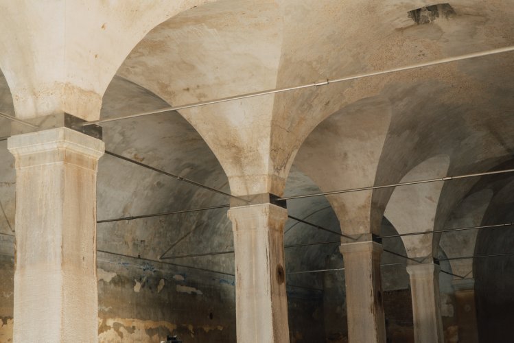 The usually empty cistern reveals the scale of the engineering hidden under modern Athens. | Photo: Thomas Gravanis