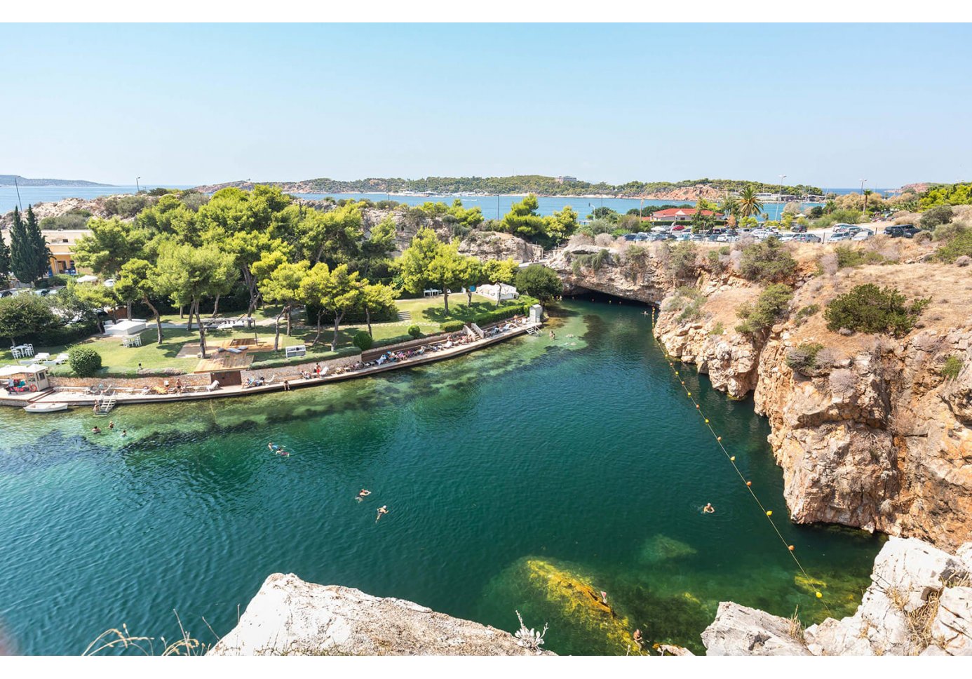 Lake Vouliagmeni in Athens