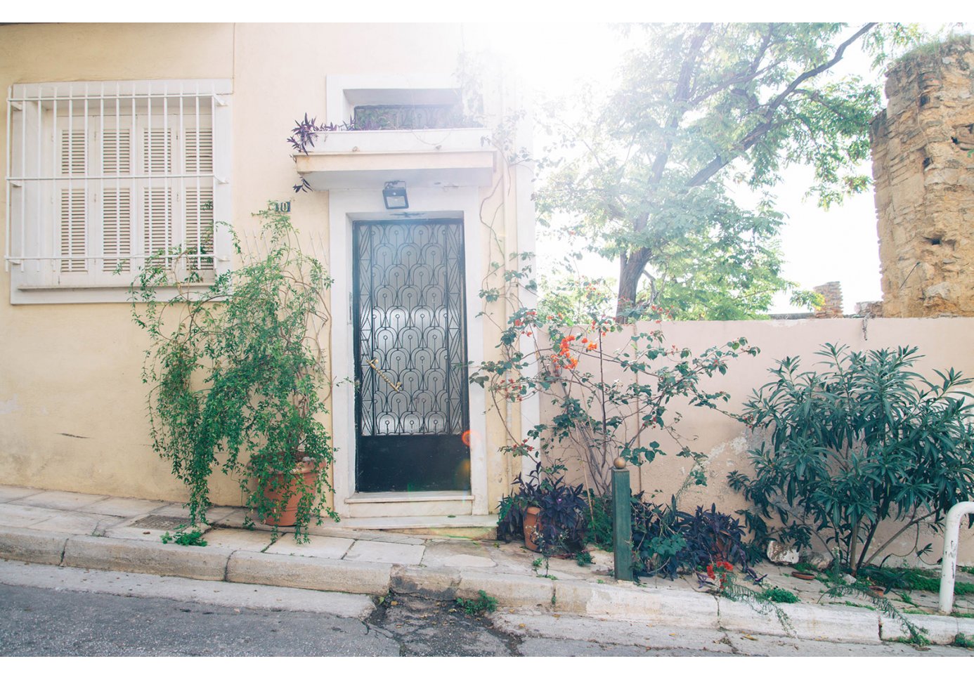 a street at Pangrati in Athens