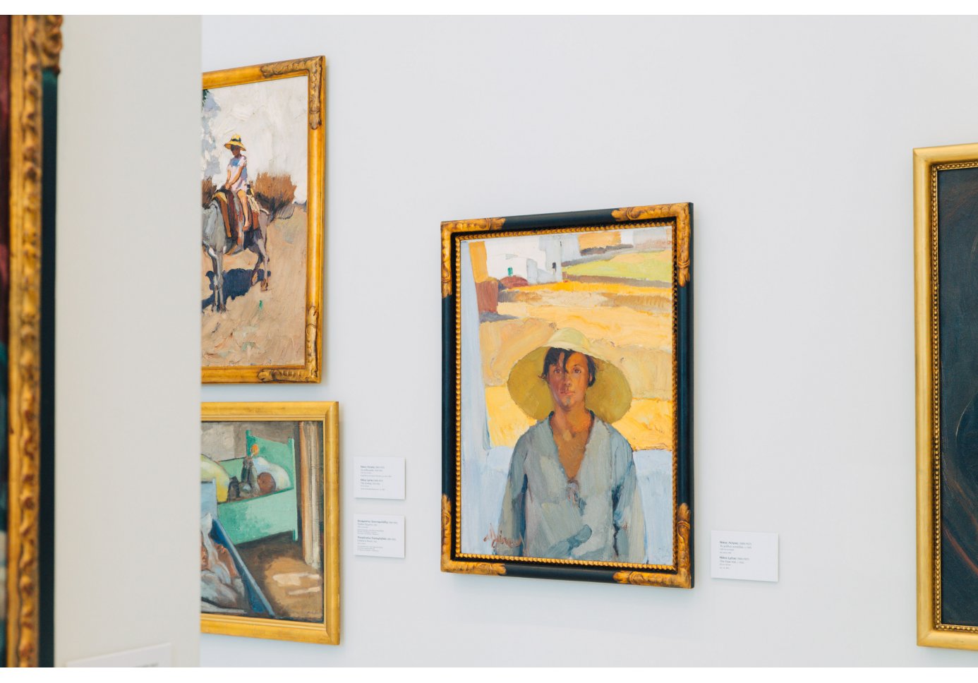 The Straw Hat by Nikos Lytras at the National Gallery of Greece in Athens